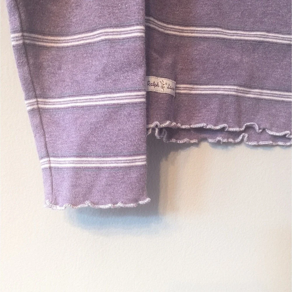 Ralph‎ Lauren Girls Blue Long Sleeve T-Shirt 6X